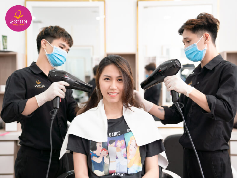 Dịch vụ cắt tóc tạo kiểu nữ chuyên nghiệp tại Zema Việt Nam